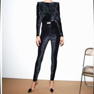 Ysl Velvet Jumpsuit, New with taggs and original packaging